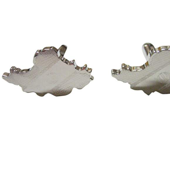 Iran Map Shape and Flag Design Cufflinks - Picture 1 of 2